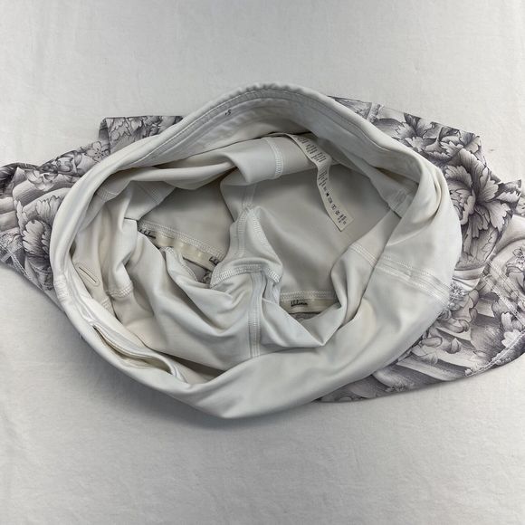 Lululemon Pace Rival Skirt Regular Length Mini Twine White Multi Size 4 Skort - Picture 8 of 14